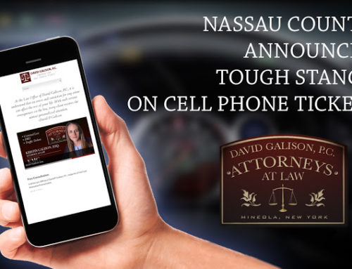 Nassau County Announces Tough Stance on Cell Phone Tickets